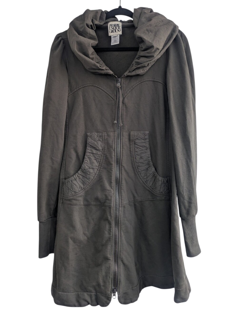 Prairie Underground Brown Long Cloak Hoodie